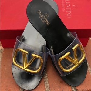 Valentino slide sandal